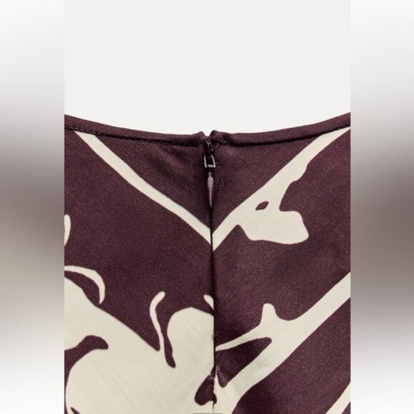 ZARA PRINTED DRESS ZW COLLECTION - Picture 6 of 6